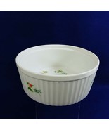 Anchor Hocking Souffle Bowl 1.5 Quart Floret Pattern Vintage Modern Farm... - $629.18 MXN
