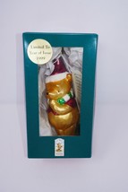 Midwest 1999 Disney Classic Winnie the Pooh Blown Glass Holiday Ornament - £14.46 GBP