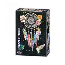 LaModaHome 1000 Piece Dreamcatcher Colorful Collection Jigsaw Puzzle for Family  - £24.99 GBP