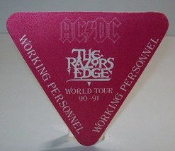 AC/DC Backstage Pass Razors Edge Tour Original 1991 Nice Gift For Hard Rock Fans - £18.28 GBP