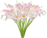 Mandy&#39;S 20 Pcs. Light Pink Artificial Calla Lily Silk Flowers 13 Point4&quot;... - $33.96
