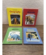 Lot of 4 Funk &amp; Wagnalls The World of Geography Animals Science Nature K... - $24.75