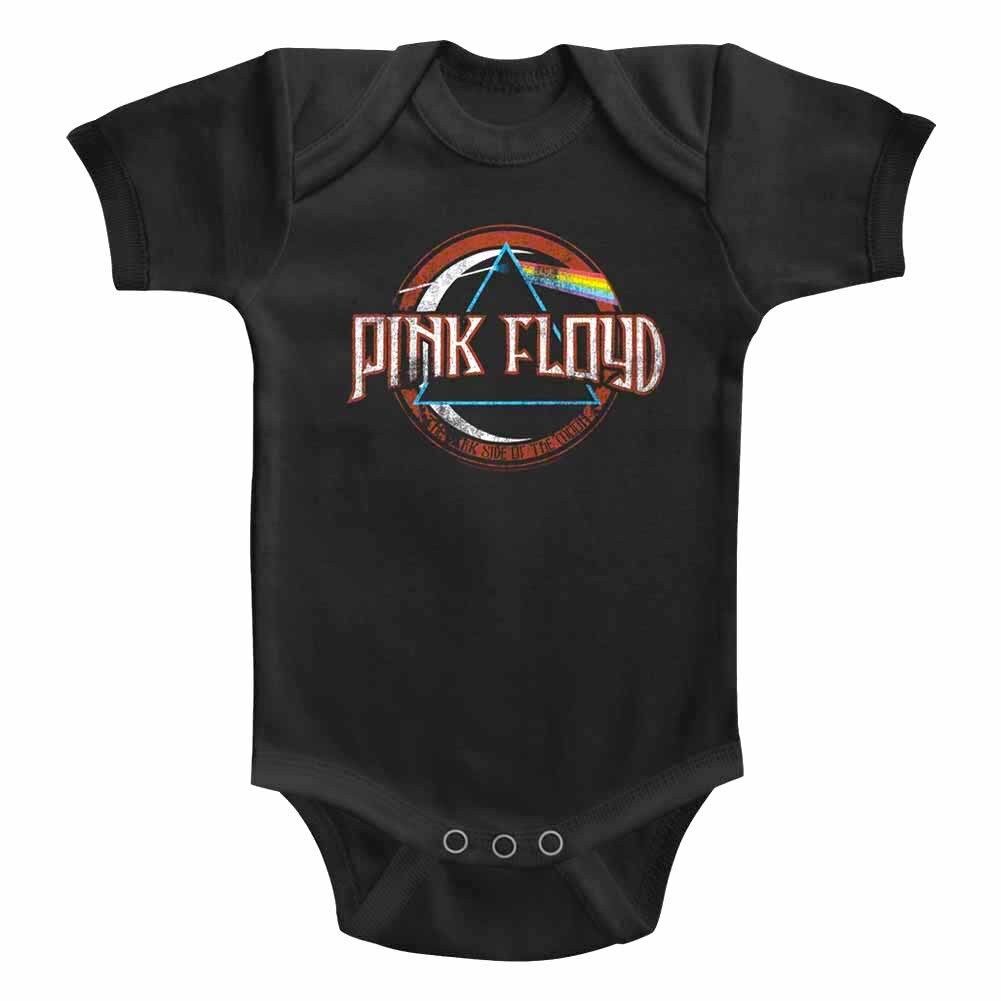 Primary image for Pink Floyd DSOTM Prism Album Cover Baby Body Suit Dark Side Rock Infant Romper