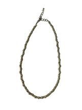 Napier Beaded Necklace Gold Tone Silver Tone Beads Adjustable Vintage - $15.30