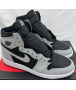 Nike Air Jordan 1 Retro High OG Shadow 2.0 Grey GS 575441-035 Youth Size 5Y - £155.30 GBP