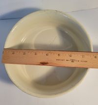 Hall's Superior Autumn Leaf Jewel Tea 7.75" Ribbed Round Casserole Dish image 3