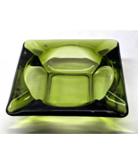 Vintage ANCHOR HOCKING Green Glass CIGAR Ashtray - 6 inch, 1970s Retro A... - $21.69 CAD