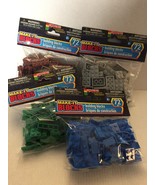 NEW Make-It Blocks Blue Green Brown &amp; Gray Bricks - 288 Pieces - $23.47 CAD