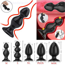 Large Anal Beads Monster Big Jumbo Butt Plug Dildo Suction Cup Sex Toy W... - £8.54 GBP