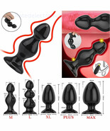 Large Anal Beads Monster Big Jumbo Butt Plug Dildo Suction Cup Sex Toy W... - $203.95 MXN