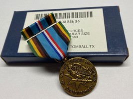 UNITED STATES, ARMED FORCES EXPEDITIONARY MEDAL, w/RIBBON, BOXED, NEW, U... - £7.88 GBP