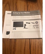 Setting Up Your Monitor Instruction Manual Only Ships N 24h - $2.95