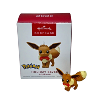 Hallmark Keepsake Holiday Eevee Pokemon Minature 1&quot; Christmas Ornament - £10.97 GBP
