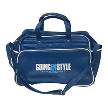 2017 Going In Style Warner Brothers Movie Promo Blue Vinyl Travel Duffle... - £40.23 GBP