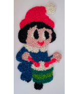 Vintage Melted Plastic Popcorn Christmas Little Drummer Boy Decoration - $34.70 CAD