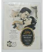 Vintage Print Ad for Kitty Movie Paulette Goddard Ray Milland &quot;Kitty&quot; - $10.17 CAD