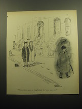 1960 Cartoon by Charles Addams - Now, there goes an Anglophile if I ever... - £11.95 GBP