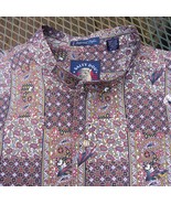 Vint. GANT Salty Dog Postboy Shirt-Western Band Collar Paisely Fisherman... - €30,35 EUR