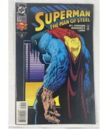 SUPERMAN: THE MAN OF STEEL #33 HIGH GRADE DC COMIC BOOK E62-49 - $7.91