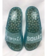 Capelli Mermaid Squad Aqua Green Flip Flops Sandals Girl Size 3-4 _Used - $8.85 CAD