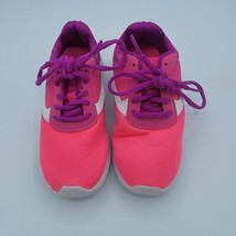 Athletic Works Girls Memory Foam Light Up Heart Sneaker Shoes Size 1 (TB70) - £4.71 GBP