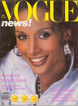 1981 Vogue Fashion Magazine Beverly Johnson Ronald Reagan Donald Sutherl... - $57.19
