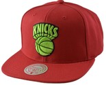 New York Knicks Mitchell &amp; Ness NBA Basketball Grinch Men&#39;s Snapback Cap - $28.49