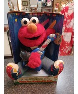 Rock N Roll Elmo Plush Guitar Plays Music Sings 1998 Fisher Price Orig  Box - $658.39 MXN