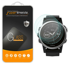 3X Supershieldz for Garmin fenix 5S Tempered Glass Screen Protector Saver - $19.99