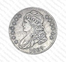 1807 Caped Bust 50 Cents Half Dollar A Sort After COPY coin - £11.96 GBP