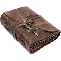 Vintage Journal Leather Diary Writing Notebook Unique Handmade Embossed ... - £39.50 GBP