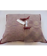 DKNY Play Space Dyed Knit Pink  Stripe Deco pillow NWT - $26.07 CAD