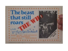 The Who Presser &#39;Face Dances&#39; Kit and Concert Sticker-
show original tit... - $89.64
