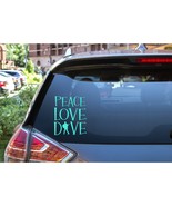Peace Love Dave | Dave Matthews Band DMB Vinyl Decal Sticker Car Window ... - £4.91 GBP