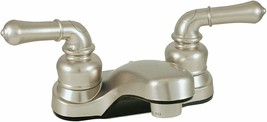 Mobile Home 4&quot; Brushed Nickel Lavatory Faucet with Lever Handles - £23.50 GBP