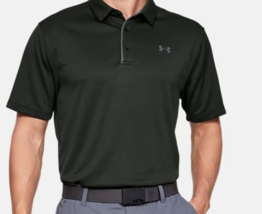 Under Armour Mens Tech Textured-Stripe Polo, Size Small - £24.53 GBP