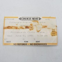 Vintage Queensryche Ticket Stub Juin 5 1991 Pittsburgh Civic Arena - £32.47 GBP