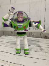 Buzz Lightyear Action Figure Disney Pixar Power Up Talking Lights 12&quot; Tested - £18.67 GBP