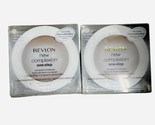 (2) Revlon New Complexation One Step Compact Foundation 01 Ivory Beige SPF - £39.50 GBP