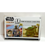 Star Wars The Mandalorian-Prime3D Puzzles-Two 500 pc.Puzzles Lenticular ... - $28.00
