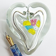 Smithsonian Millefiori Crystal Heart - £27.62 GBP
