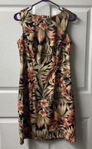 Dressbarn Sleeveless Sheath Dress Womens Size 6 Tropical Print Knee Length - £13.28 GBP