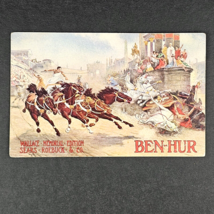Antique 1910 Post Card Ben Hur Wallace Memorial Edition Sears Roebuck Postcard - £7.49 GBP