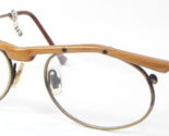 PG Vintage {PG103}/G13 Antique Gold /Light Brown Unique RARE EYEGLASSES - $97.82