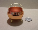 Vintage Miniature Footed Cauldron Dollhouse Decor  - $17.99