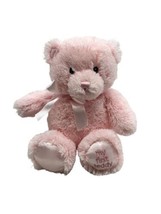 GUND Baby My 1st Teddy Bear 10&quot; Stuffed Animal Plush Toy Soft Pink New Baby Gift - £9.58 GBP