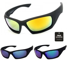 X Hunter Brand Wrap Around Flash Mirrored Lens Sports Sunglasses ANSI Z80.3+ new - £10.07 GBP+