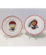 Longchamp Vintage Globe Dirige 1785 &amp; Channel Crossing 1785 Porcelain Pl... - $40.61 CAD