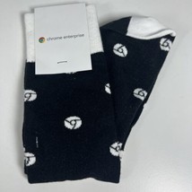 NWT Google Chrome Enterprise Black &amp; White Socks Sock Club - $7.91