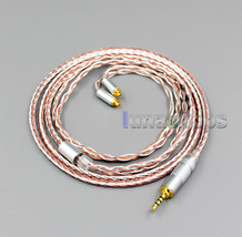 800 Wires Soft Silver + OCC Alloy   2.5mm Earphone Cable For Shure se535  - £79.75 GBP
